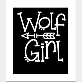 Wolf girl Posters and Art